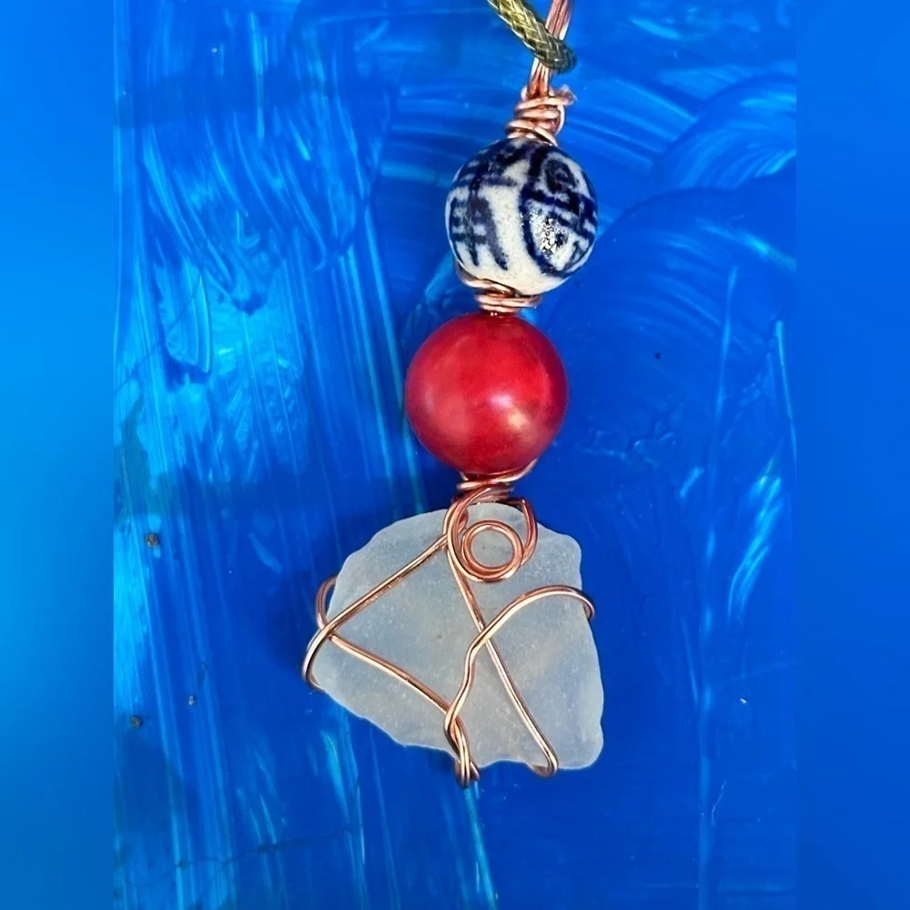 Handmade sea glass